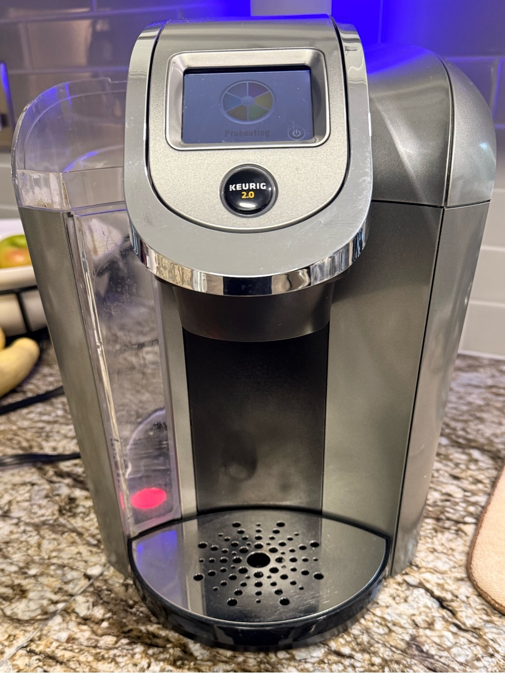 Keurig 2.0 K500 Brewer Single Serve Coffee Maker Silver K-Cup